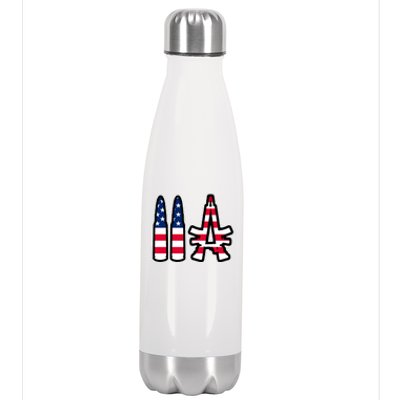 2A Patriotic Stainless Steel Insulated Water Bottle