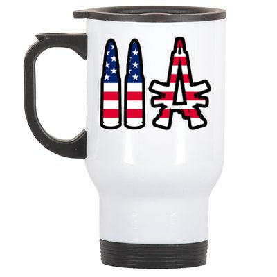 2A Patriotic Stainless Steel Travel Mug