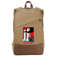 2 Planes 3 Buildings Do The Math Cotton Canvas Backpack