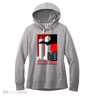 2 Planes 3 Buildings Do The Math Women's Fleece Hoodie