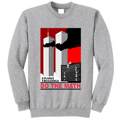 2 Planes 3 Buildings Do The Math Tall Sweatshirt
