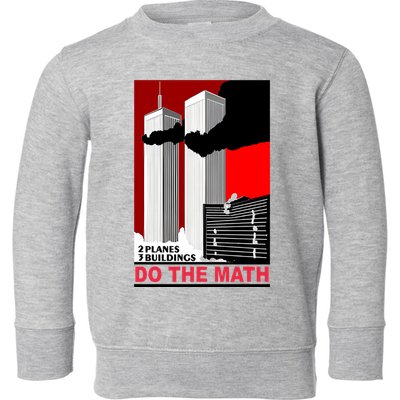 2 Planes 3 Buildings Do The Math Toddler Sweatshirt