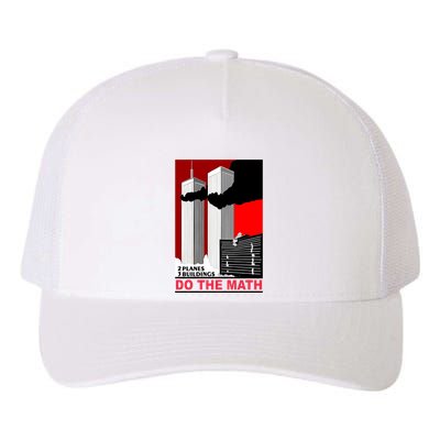 2 Planes 3 Buildings Do The Math Yupoong Adult 5-Panel Trucker Hat