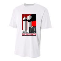 2 Planes 3 Buildings Do The Math Youth Performance Sprint T-Shirt