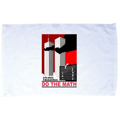 2 Planes 3 Buildings Do The Math Microfiber Hand Towel