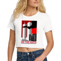 2 Planes 3 Buildings Do The Math Crop Top