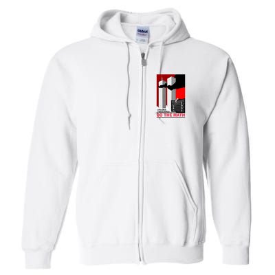 2 Planes 3 Buildings Do The Math Full Zip Hoodie