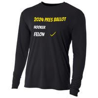 2024 Pres Ballot Hooker Felon Cooling Performance Long Sleeve Crew