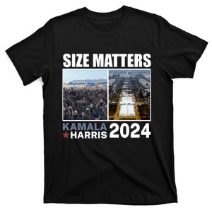 2024 President Campaign Crowd Size Kamala V Trump T-Shirt