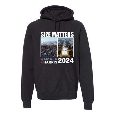 2024 President Campaign Crowd Size Kamala V Trump Premium Hoodie