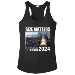 2024 President Campaign Crowd Size Kamala V Trump Ladies PosiCharge Competitor Racerback Tank