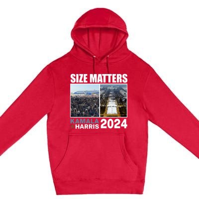 2024 President Campaign Crowd Size Kamala V Trump Premium Pullover Hoodie