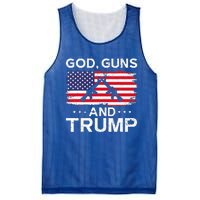 2024 President Donald Trump God Guns And Trump Mesh Reversible Basketball Jersey Tank