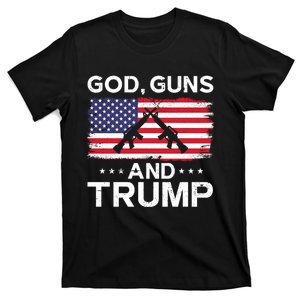 2024 President Donald Trump God Guns And Trump Long Sleeve T-Shirt