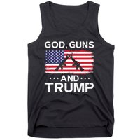 2024 President Donald Trump God Guns And Trump Long Sleeve Tank Top