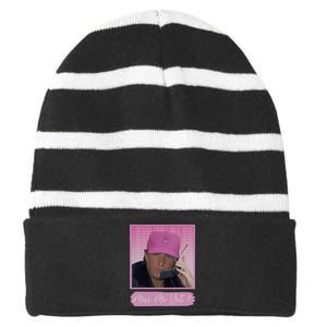 2024 President Election Donald Trump Sweater Ultra Maga American Striped Beanie with Solid Band