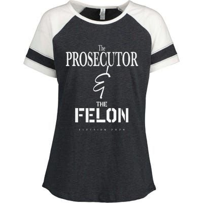 2024 President Election Kamala Harris Prosecutor Maga Enza Ladies Jersey Colorblock Tee