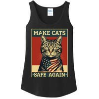 2024 Presidential Election Make Cats Safe Again Ladies Essential Tank