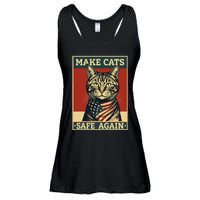 2024 Presidential Election Make Cats Safe Again Ladies Essential Flowy Tank