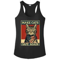 2024 Presidential Election Make Cats Safe Again Ladies PosiCharge Competitor Racerback Tank