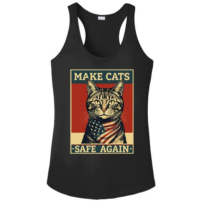 2024 Presidential Election Make Cats Safe Again Ladies PosiCharge Competitor Racerback Tank