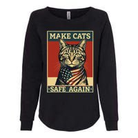 2024 Presidential Election Make Cats Safe Again Womens California Wash Sweatshirt