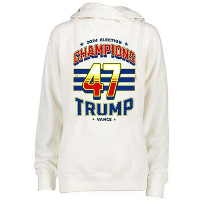 2024 Presidential Election Champions Trump Vance Womens Funnel Neck Pullover Hood