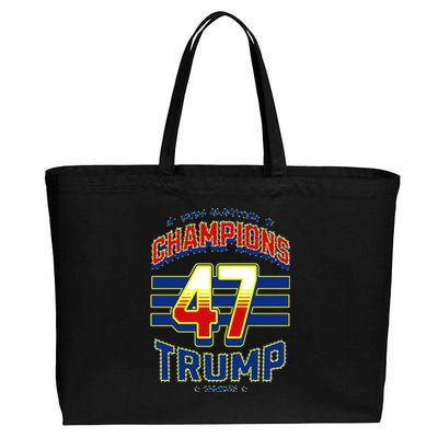 2024 Presidential Election Champions Trump Vance Cotton Canvas Jumbo Tote