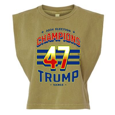 2024 Presidential Election Champions Trump Vance Garment-Dyed Women's Muscle Tee