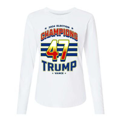 2024 Presidential Election Champions Trump Vance Womens Cotton Relaxed Long Sleeve T-Shirt