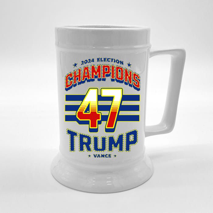 2024 Presidential Election Champions Trump Vance Beer Stein