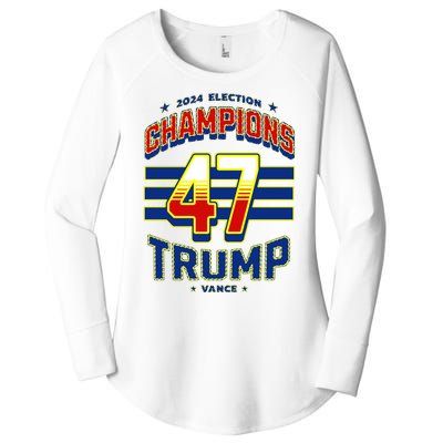 2024 Presidential Election Champions Trump Vance Women's Perfect Tri Tunic Long Sleeve Shirt