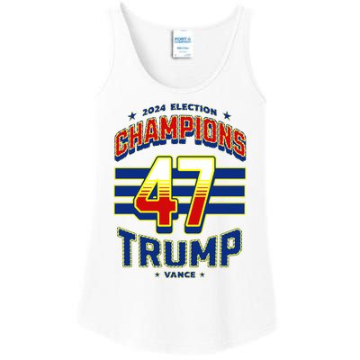 2024 Presidential Election Champions Trump Vance Ladies Essential Tank