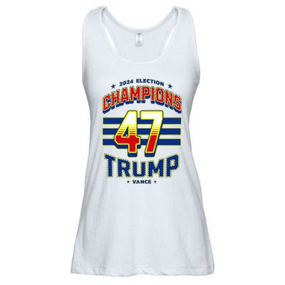 2024 Presidential Election Champions Trump Vance Ladies Essential Flowy Tank