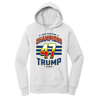 2024 Presidential Election Champions Trump Vance Women's Pullover Hoodie