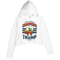 2024 Presidential Election Champions Trump Vance Crop Fleece Hoodie