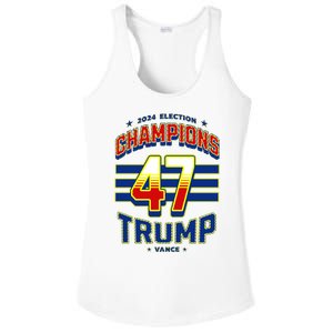 2024 Presidential Election Champions Trump Vance Ladies PosiCharge Competitor Racerback Tank