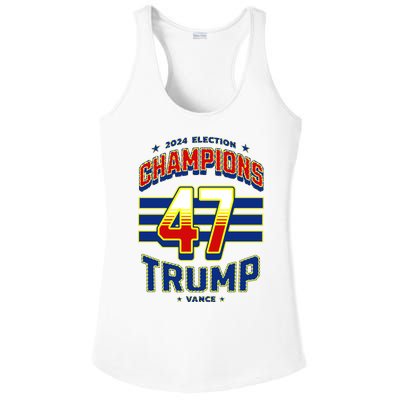 2024 Presidential Election Champions Trump Vance Ladies PosiCharge Competitor Racerback Tank