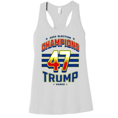 2024 Presidential Election Champions Trump Vance Women's Racerback Tank