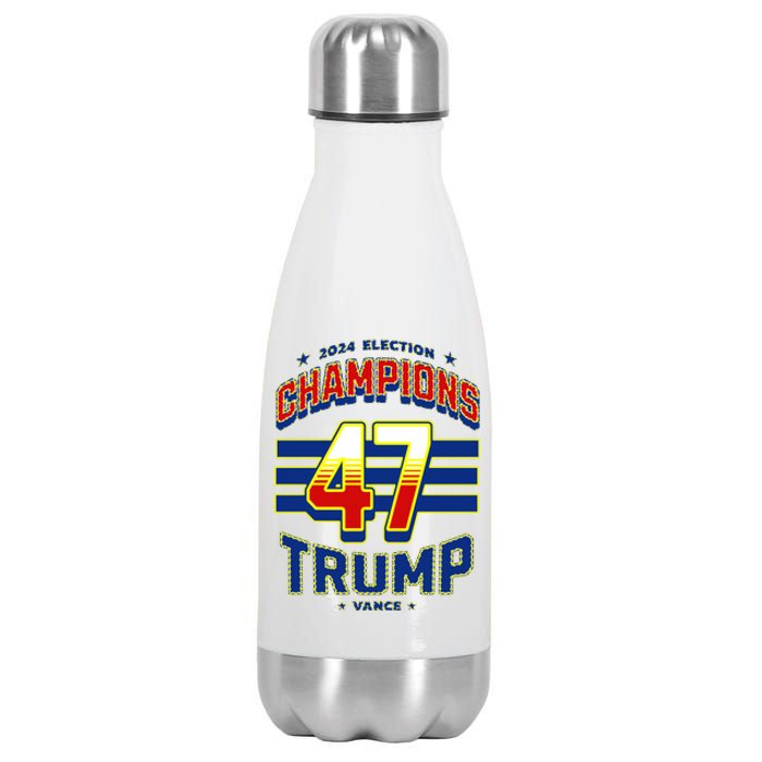 2024 Presidential Election Champions Trump Vance Stainless Steel Insulated Water Bottle