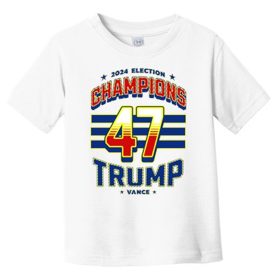 2024 Presidential Election Champions Trump Vance Toddler T-Shirt