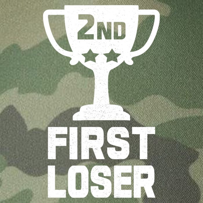 2nd Place First Loser Funny Second Place Trophy Legacy Tie Dye Trucker Hat