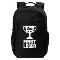 2nd Place First Loser Funny Second Place Trophy Backpack