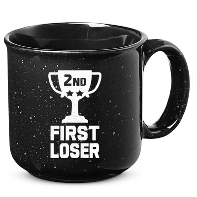 2nd Place First Loser Funny Second Place Trophy 15oz Campfire Ceramic Mug