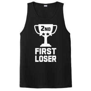 2nd Place First Loser Funny Second Place Trophy PosiCharge Competitor Tank