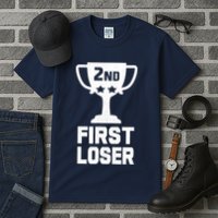 2nd Place First Loser Funny Second Place Trophy Tall T-Shirt