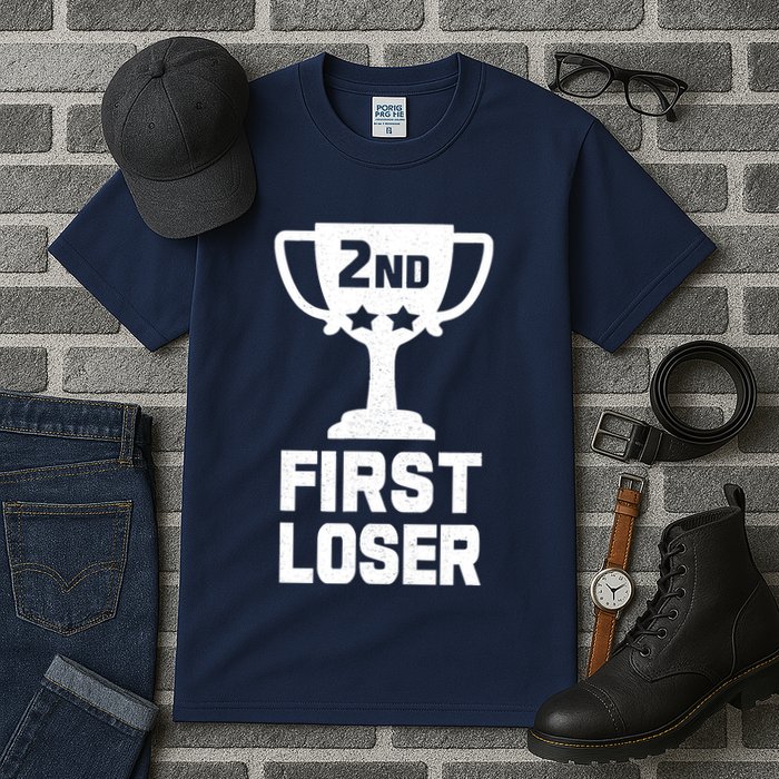 2nd Place First Loser Funny Second Place Trophy Tall T-Shirt