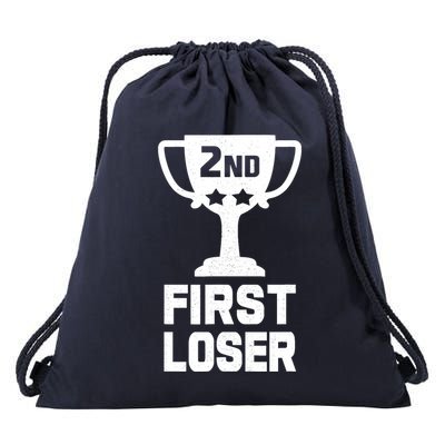 2nd Place First Loser Funny Second Place Trophy Drawstring Bag