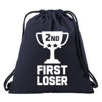 2nd Place First Loser Funny Second Place Trophy Drawstring Bag