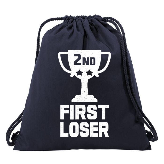2nd Place First Loser Funny Second Place Trophy Drawstring Bag